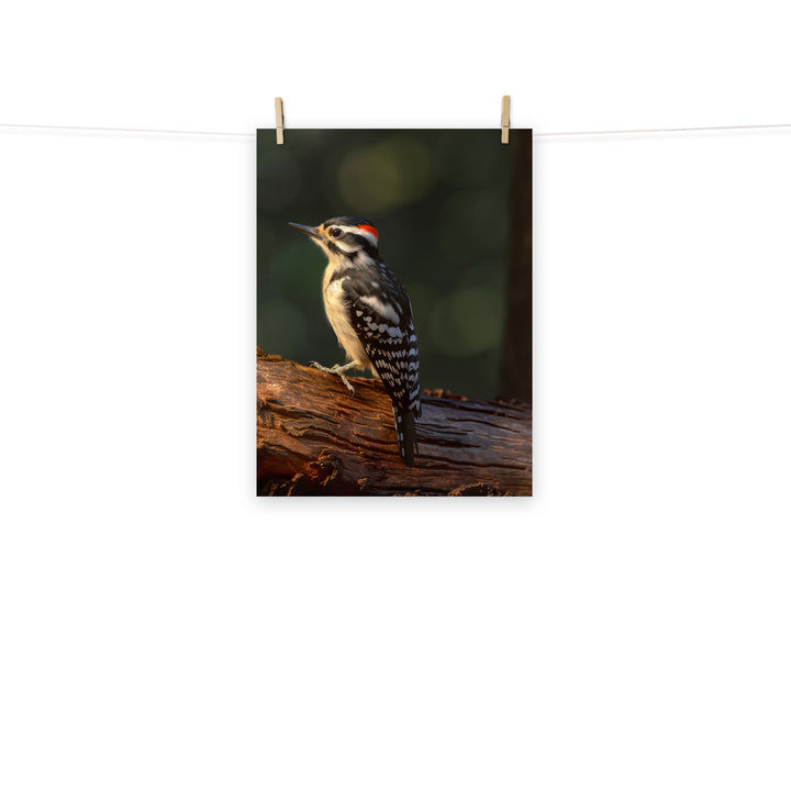 Woodpecker Photo paper poster - PosterfyAI.com