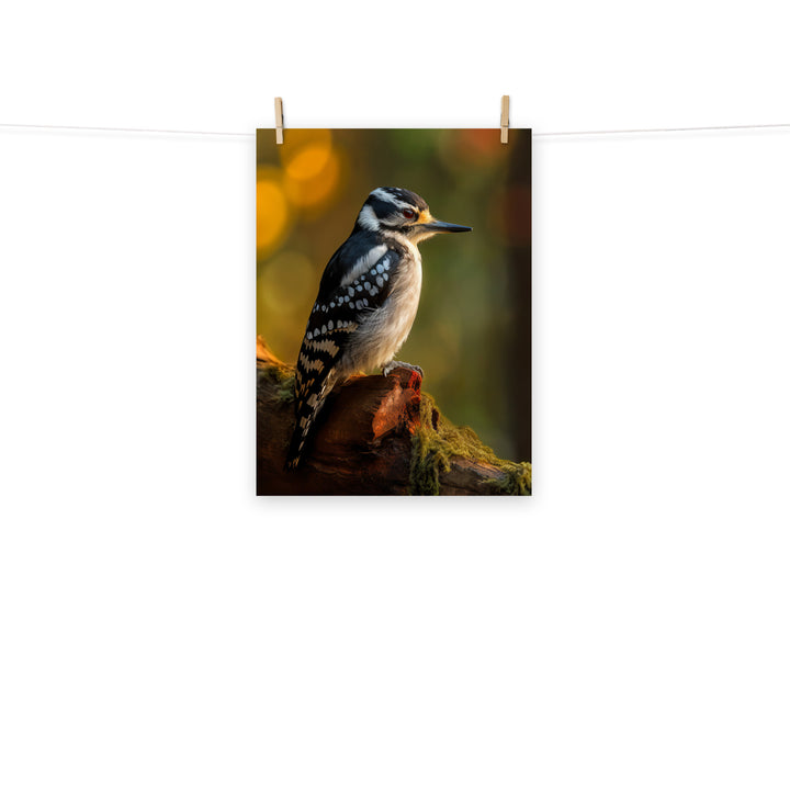 Woodpecker Photo paper poster - PosterfyAI.com