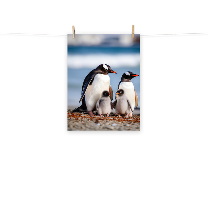 Penguin Photo paper poster - PosterfyAI.com