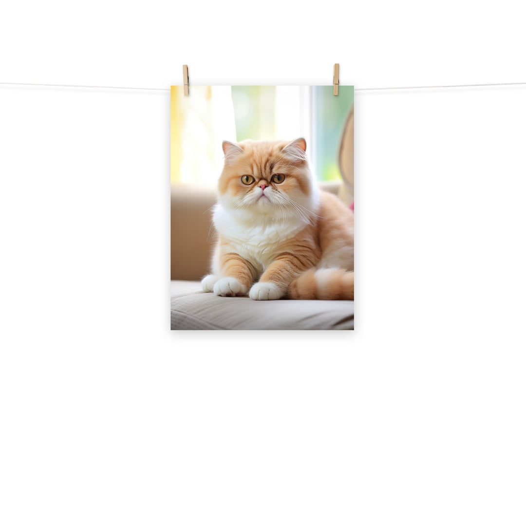 Exotic Shorthair Photo paper poster - PosterfyAI.com
