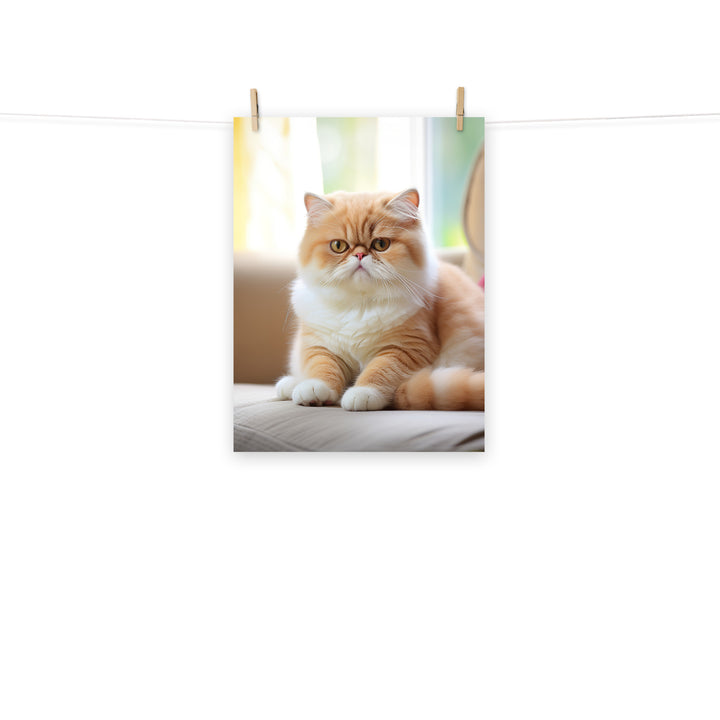Exotic Shorthair Photo paper poster - PosterfyAI.com