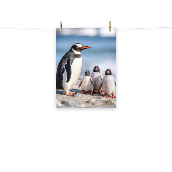 Penguin Photo paper poster - PosterfyAI.com