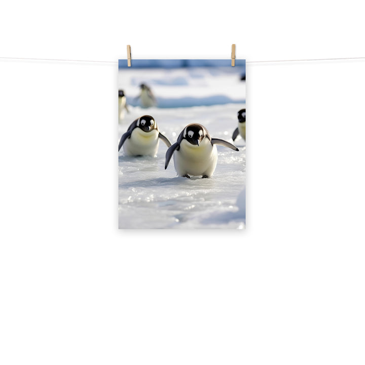 Penguin Photo paper poster - PosterfyAI.com