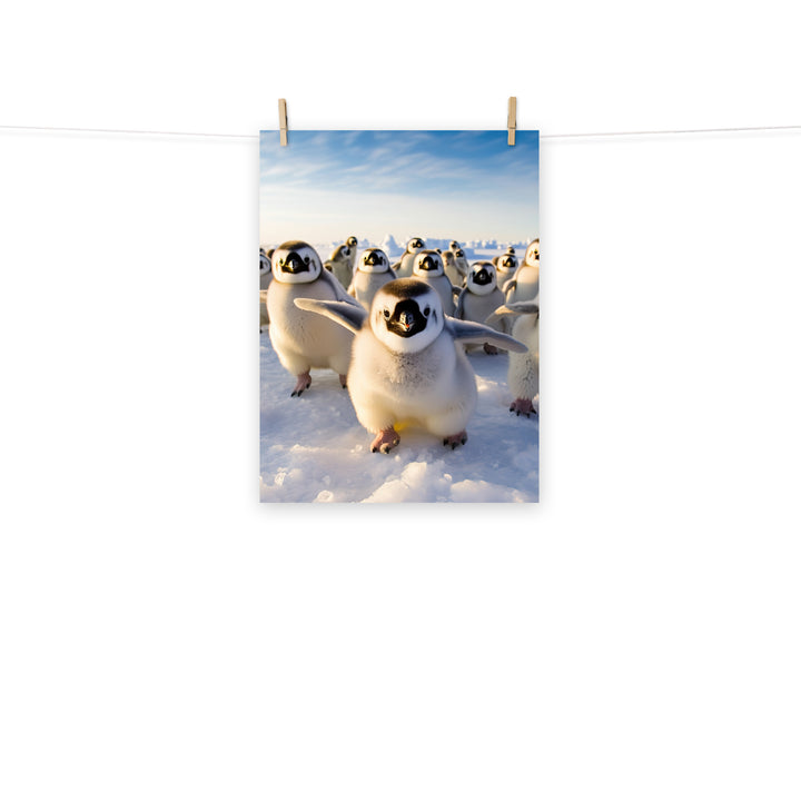 Penguin Photo paper poster - PosterfyAI.com