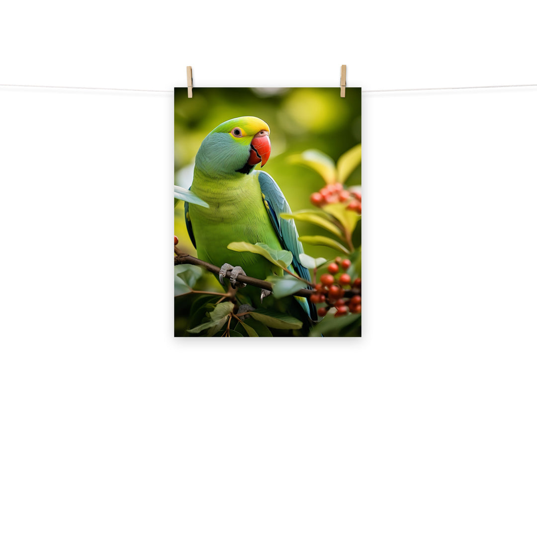 Parakeet Photo paper poster - PosterfyAI.com