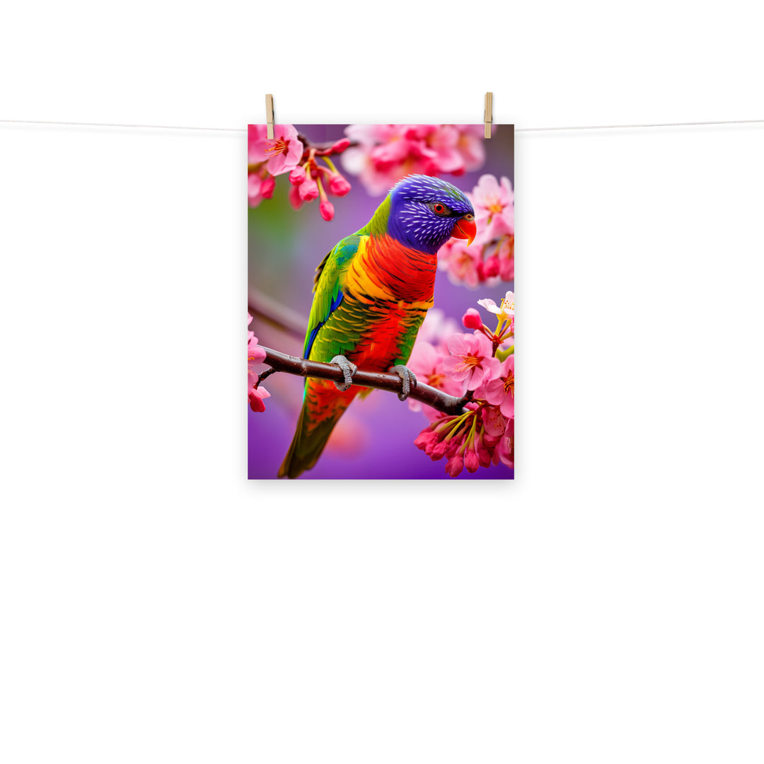 Lorikeet Photo paper poster - PosterfyAI.com