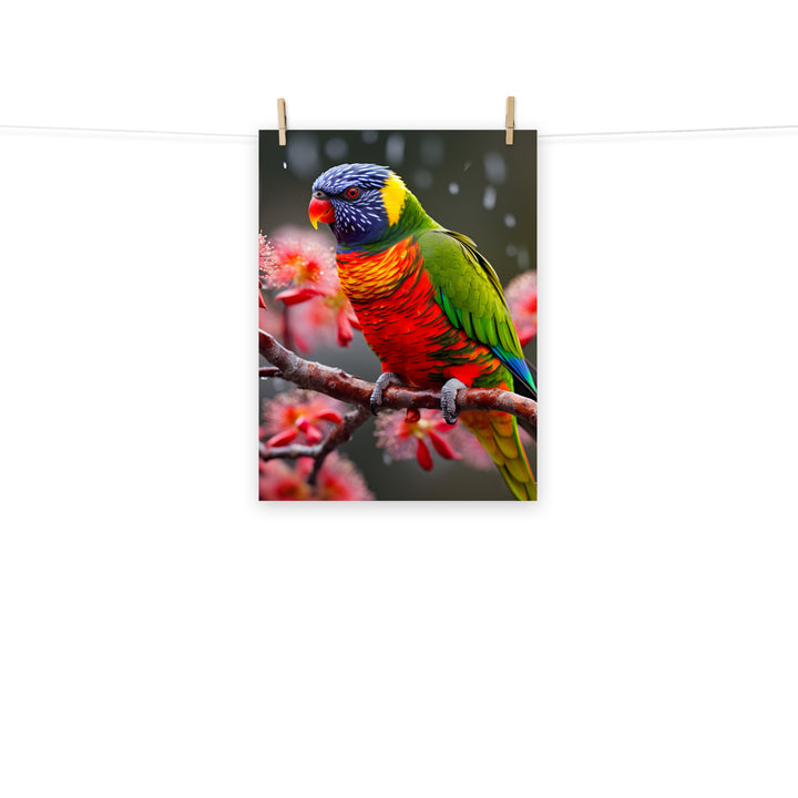 Lorikeet Photo paper poster - PosterfyAI.com