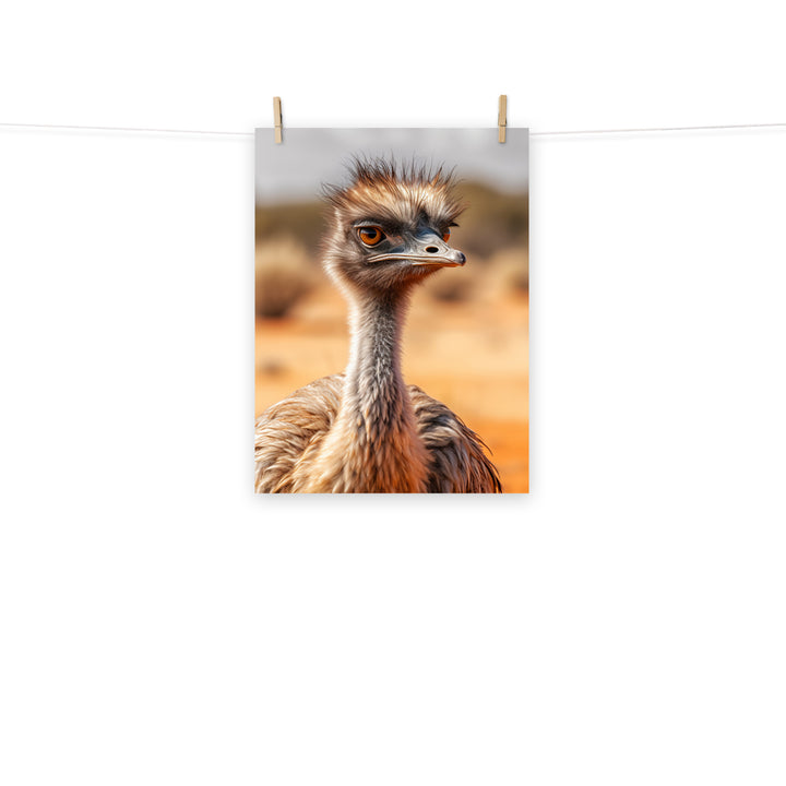 Emu Photo paper poster - PosterfyAI.com