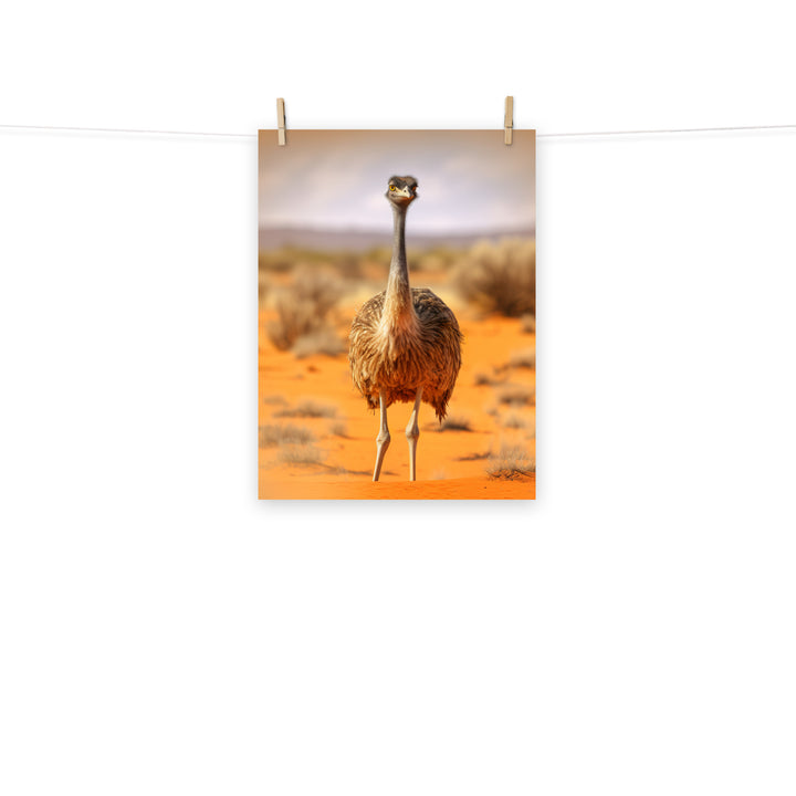 Emu Photo paper poster - PosterfyAI.com
