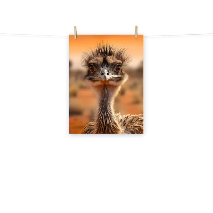 Emu Photo paper poster - PosterfyAI.com