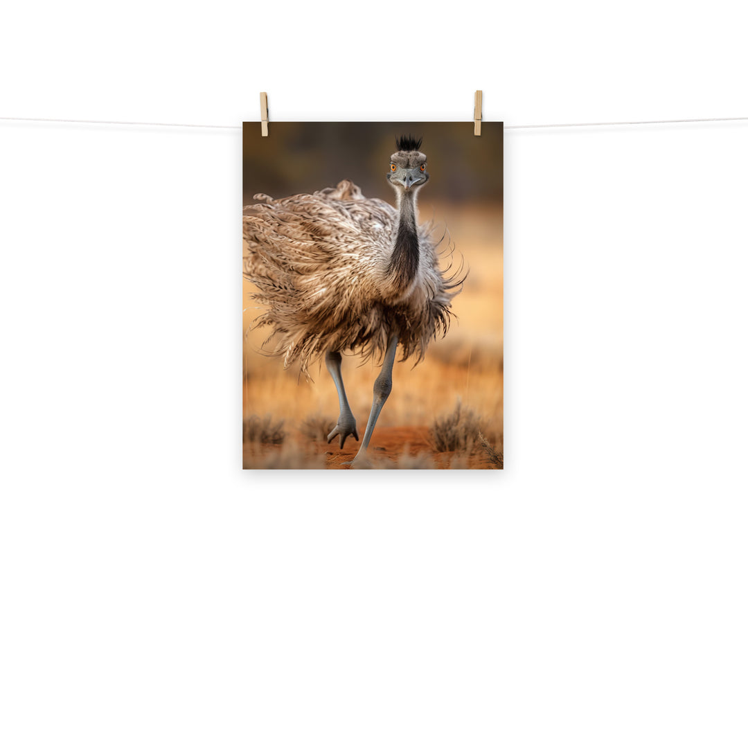 Emu Photo paper poster - PosterfyAI.com