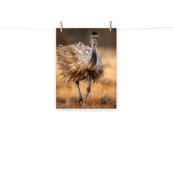 Emu Photo paper poster - PosterfyAI.com