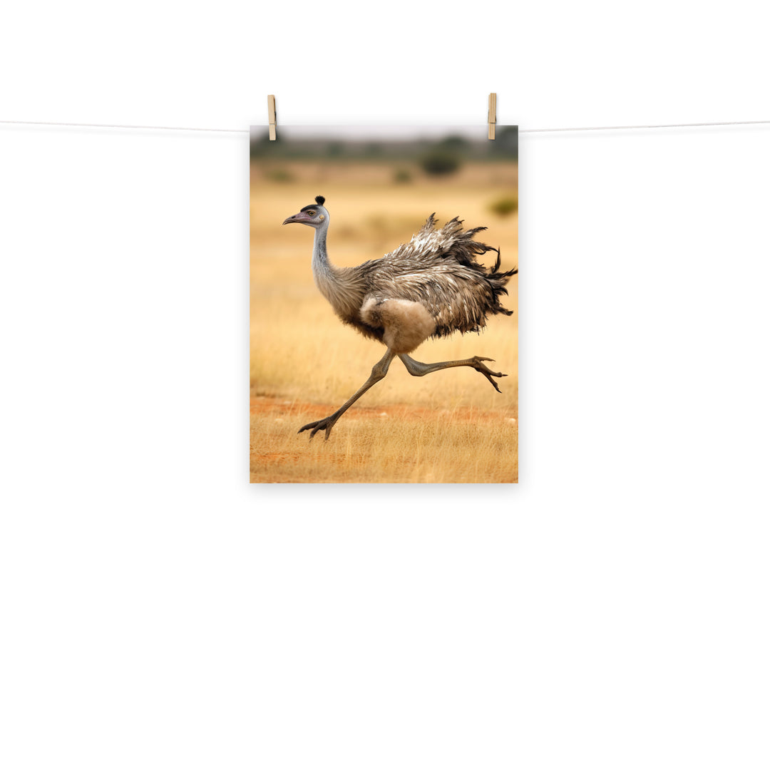Emu Photo paper poster - PosterfyAI.com