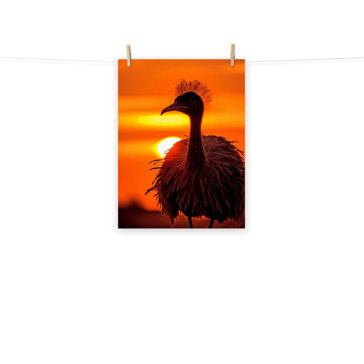 Emu Photo paper poster - PosterfyAI.com