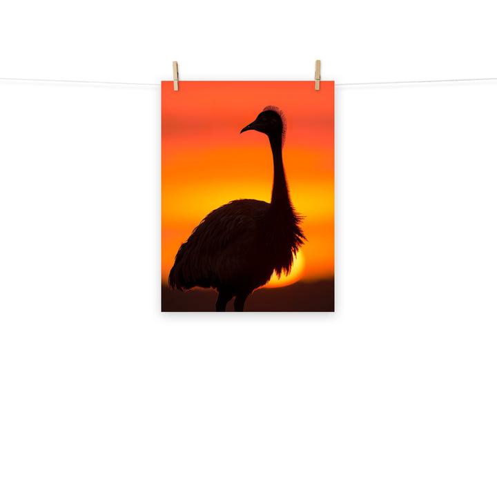 Emu Photo paper poster - PosterfyAI.com