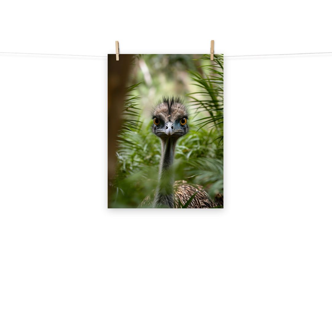 Emu Photo paper poster - PosterfyAI.com