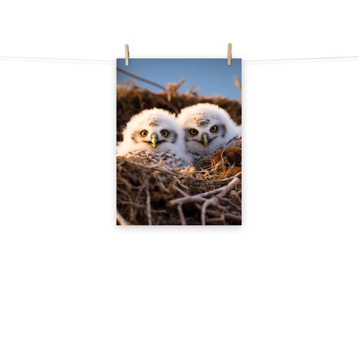 Owl Photo paper poster - PosterfyAI.com