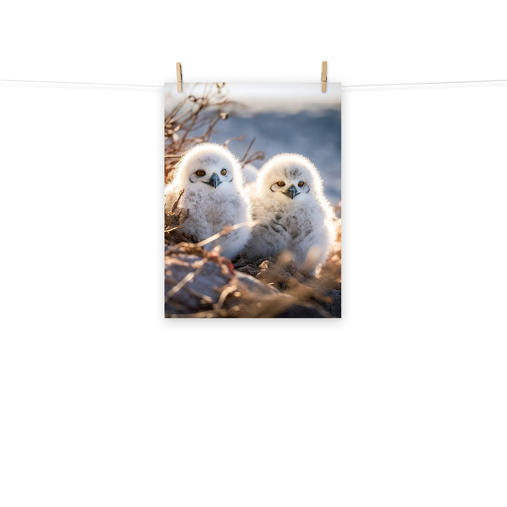 Owl Photo paper poster - PosterfyAI.com