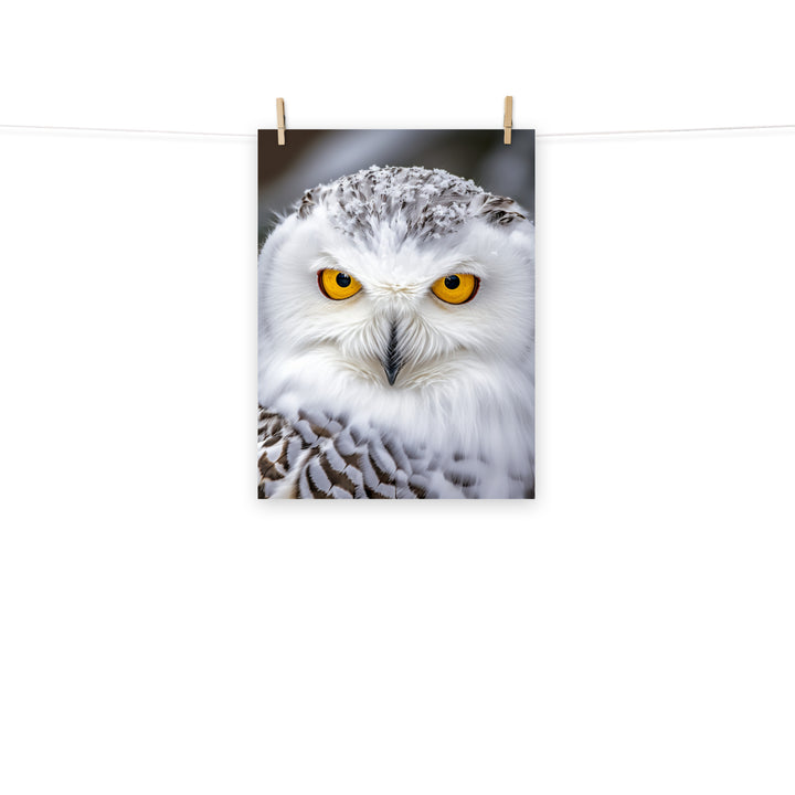 Owl Photo paper poster - PosterfyAI.com