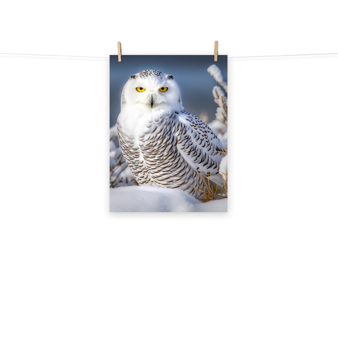 Owl Photo paper poster - PosterfyAI.com