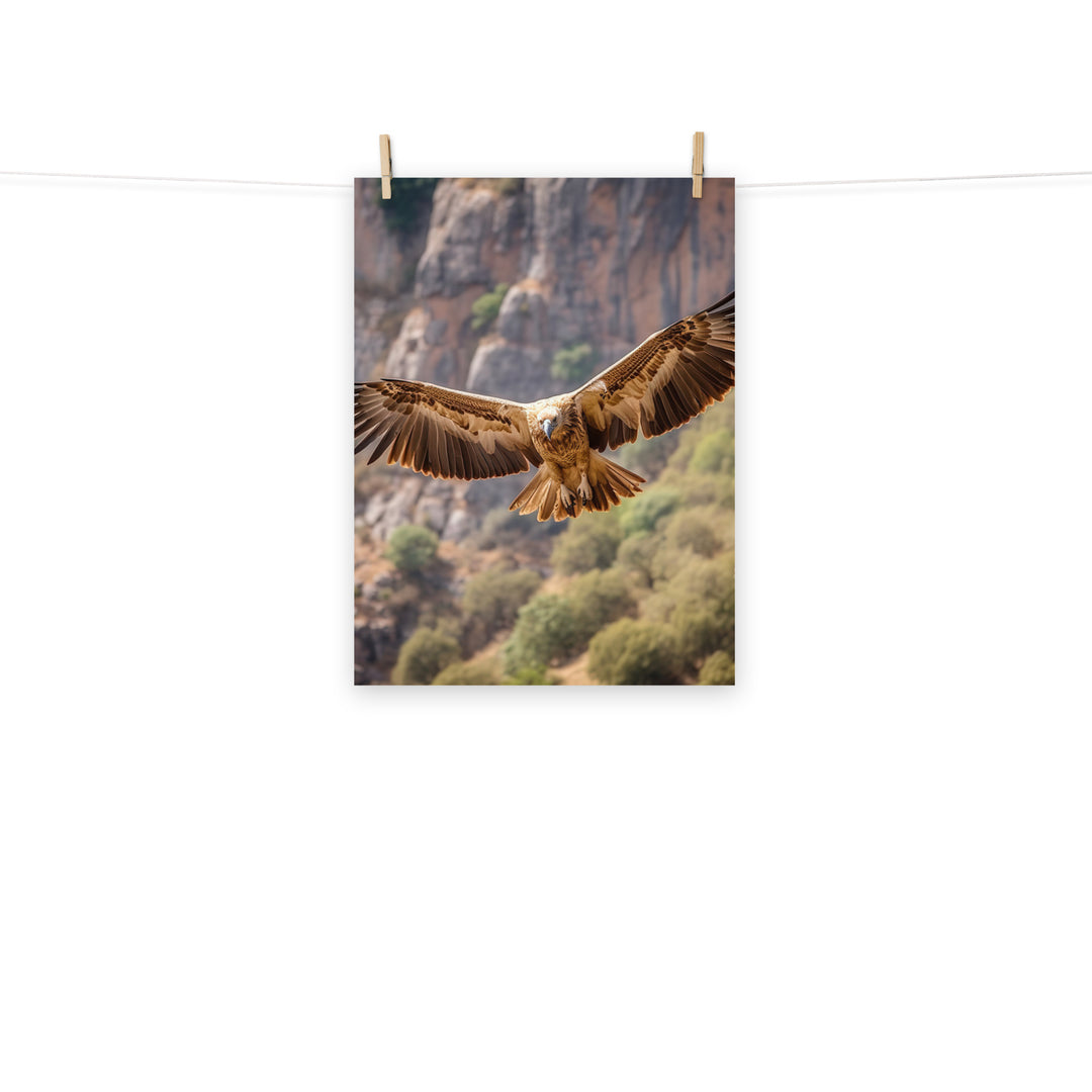 Vulture Photo paper poster - PosterfyAI.com