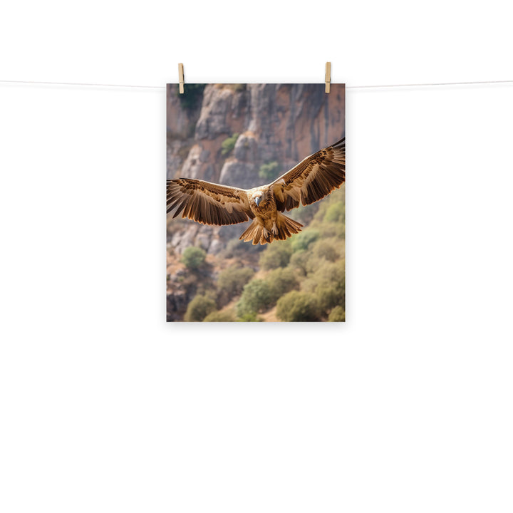 Vulture Photo paper poster - PosterfyAI.com