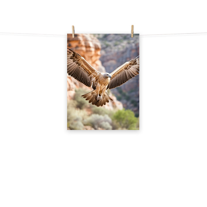 Vulture Photo paper poster - PosterfyAI.com