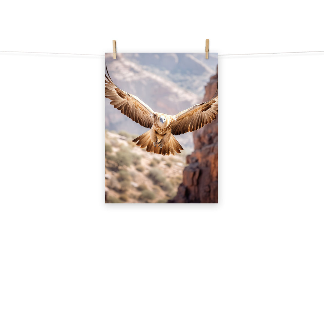 Vulture Photo paper poster - PosterfyAI.com