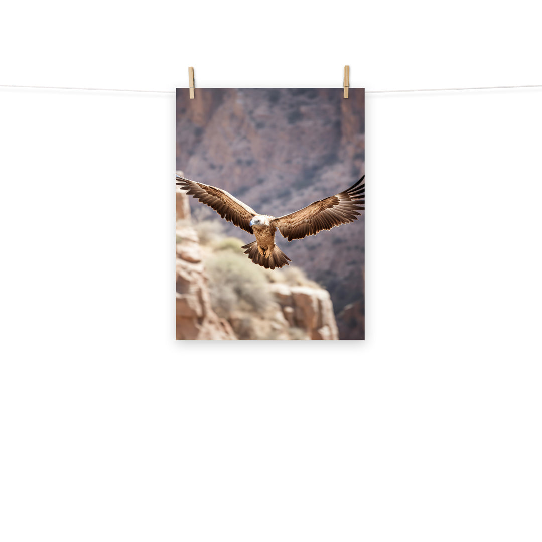 Vulture Photo paper poster - PosterfyAI.com