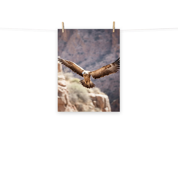 Vulture Photo paper poster - PosterfyAI.com