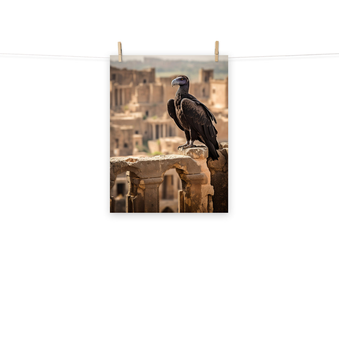 Vulture Photo paper poster - PosterfyAI.com