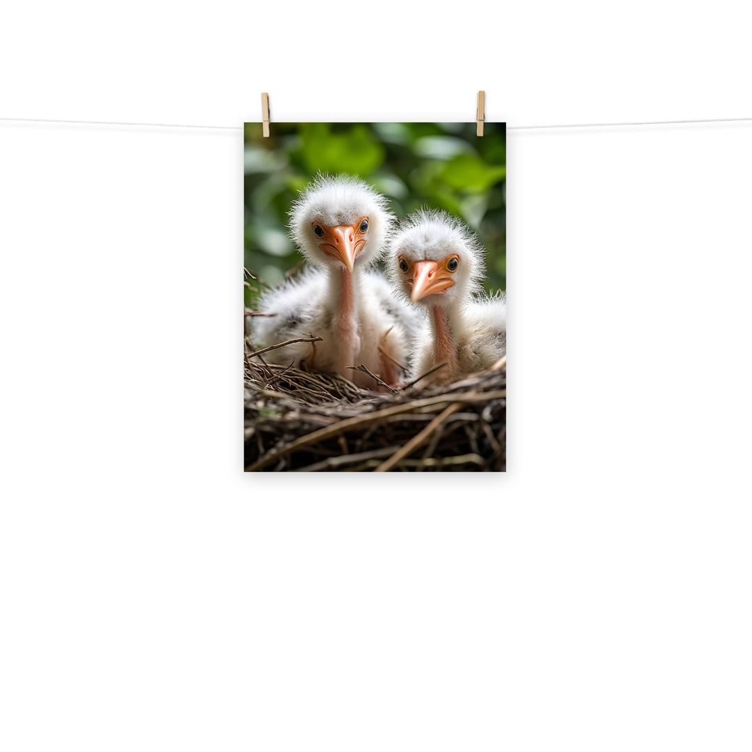Stork Photo paper poster - PosterfyAI.com