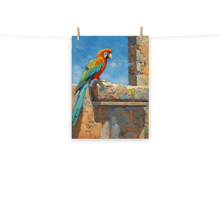 Macaw Photo paper poster - PosterfyAI.com