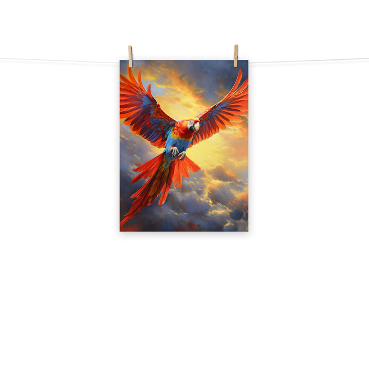 Macaw Photo paper poster - PosterfyAI.com