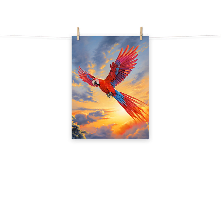 Macaw Photo paper poster - PosterfyAI.com