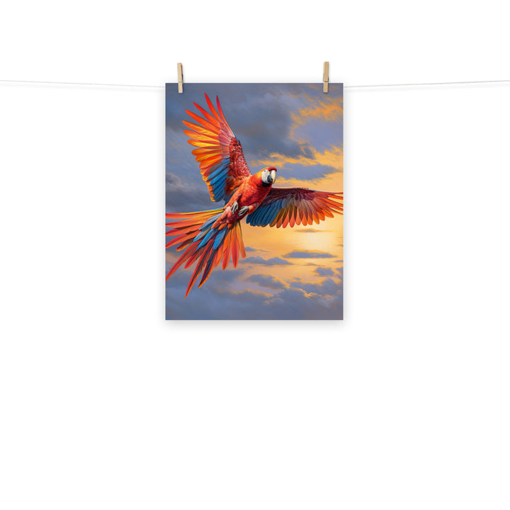 Macaw Photo paper poster - PosterfyAI.com