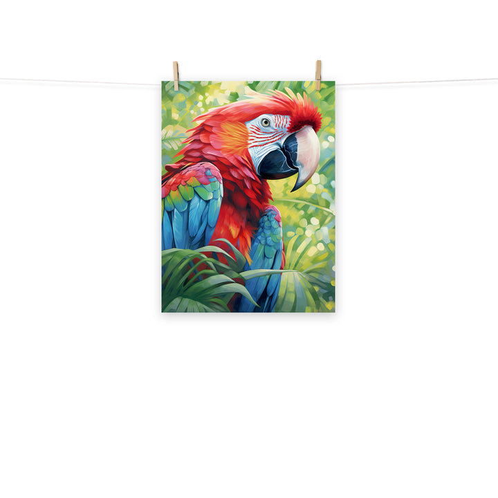 Macaw Photo paper poster - PosterfyAI.com