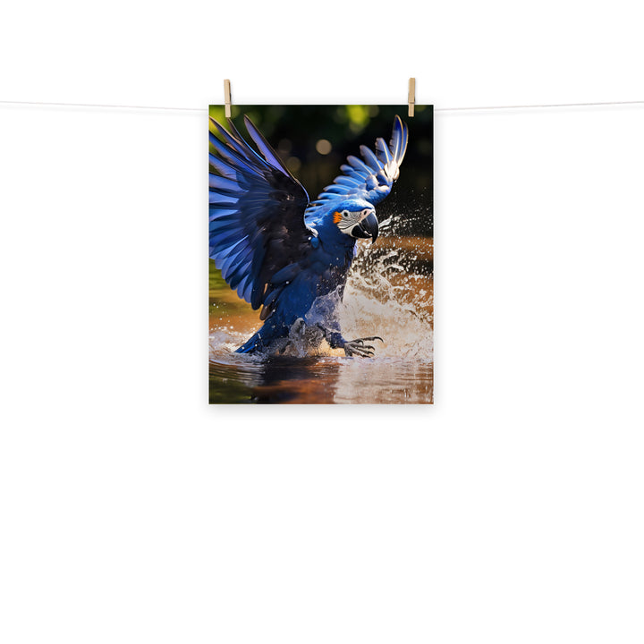 Macaw Photo paper poster - PosterfyAI.com