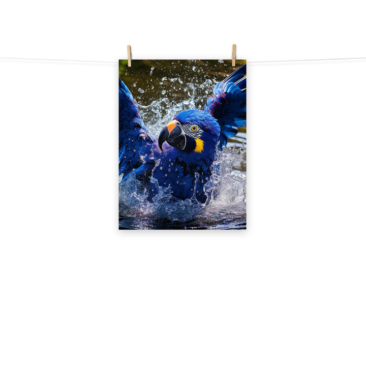 Macaw Photo paper poster - PosterfyAI.com