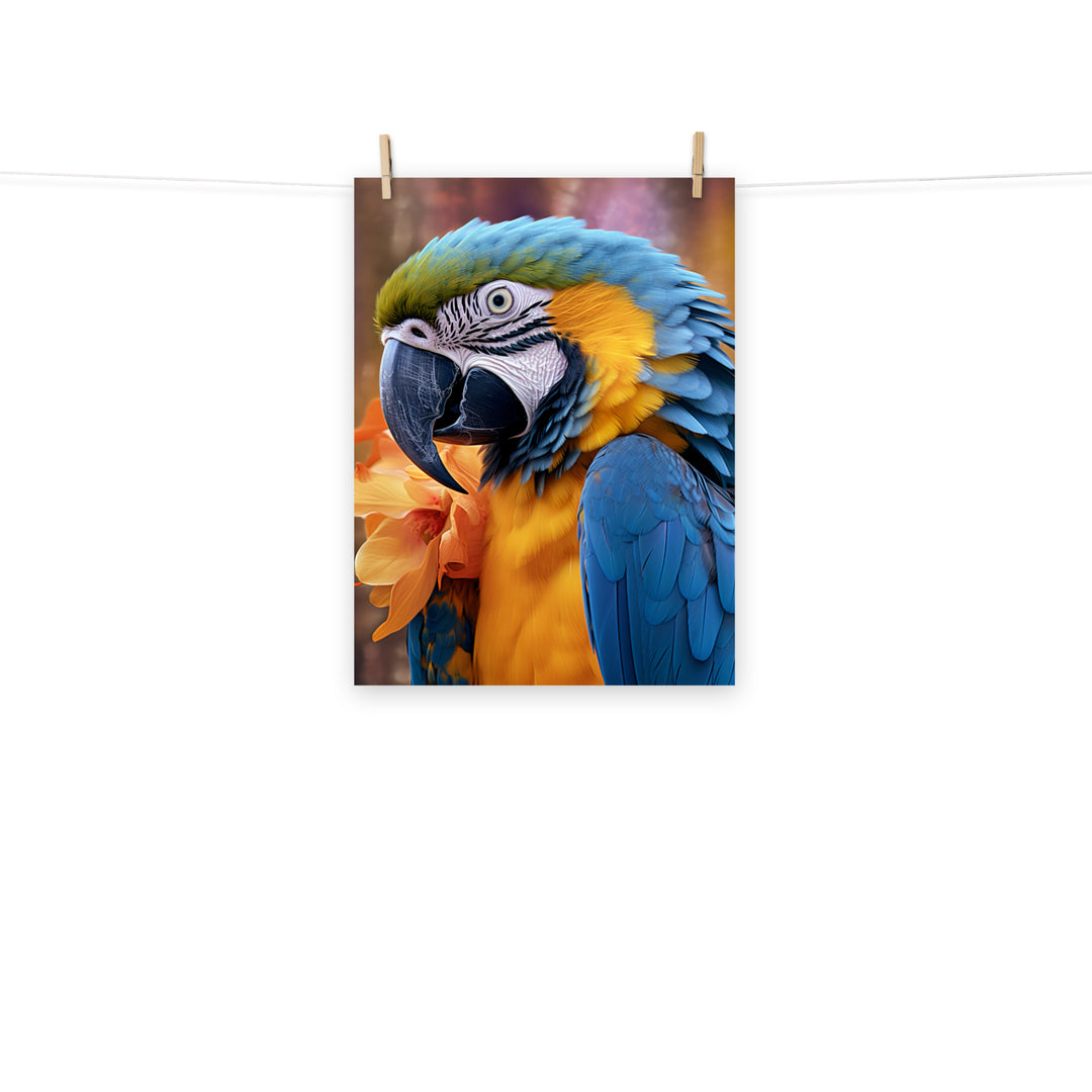 Macaw Photo paper poster - PosterfyAI.com