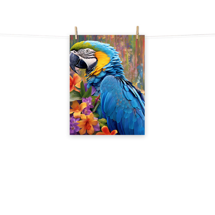 Macaw Photo paper poster - PosterfyAI.com