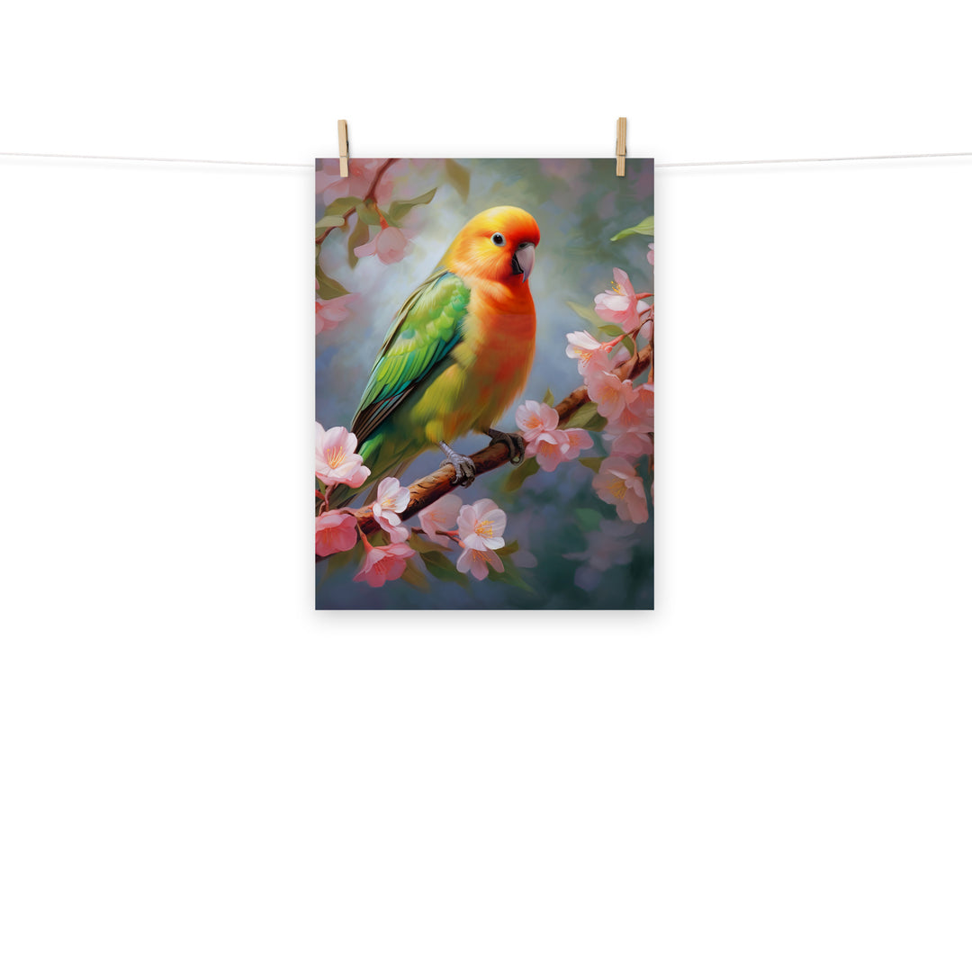 Lovebird Photo paper poster - PosterfyAI.com
