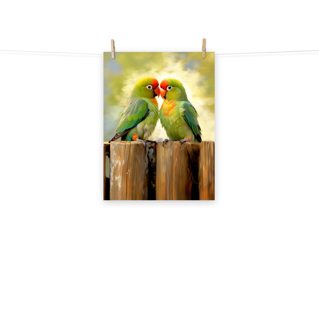 Lovebird Photo paper poster - PosterfyAI.com