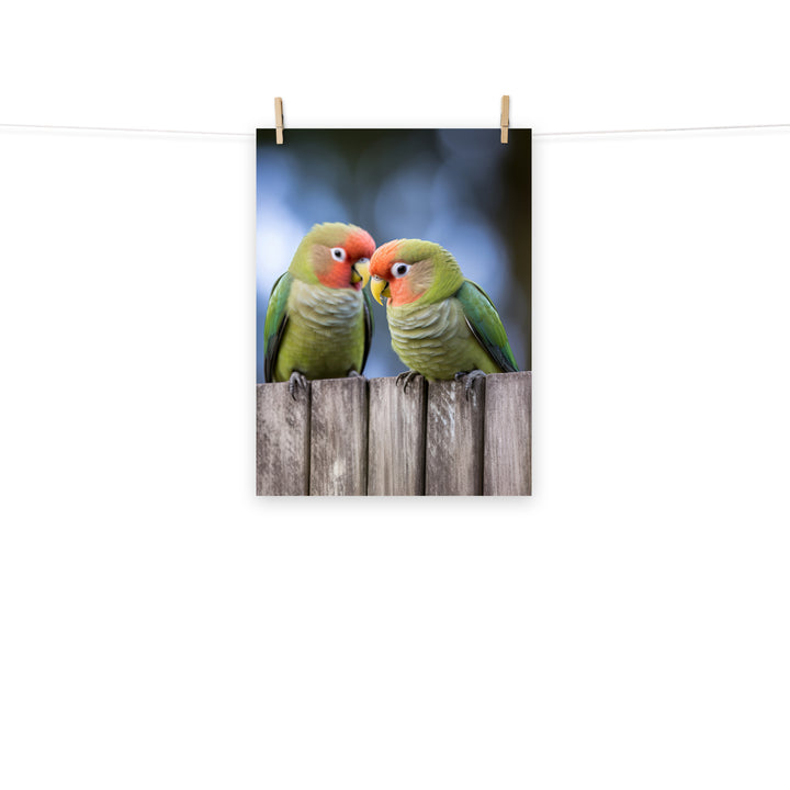 Lovebird Photo paper poster - PosterfyAI.com