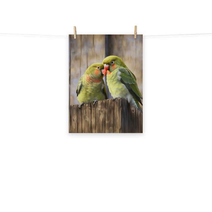 Lovebird Photo paper poster - PosterfyAI.com