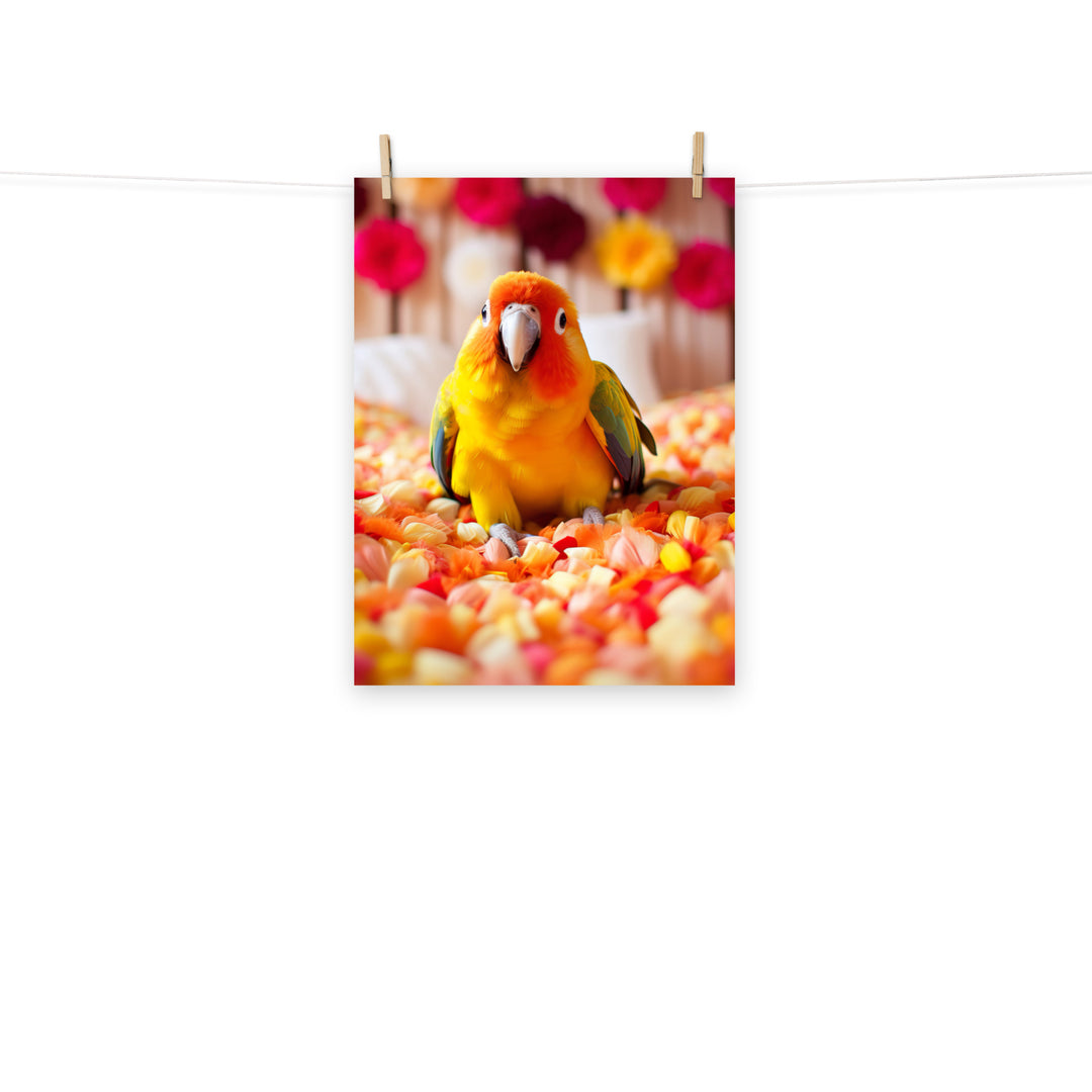 Lovebird Photo paper poster - PosterfyAI.com