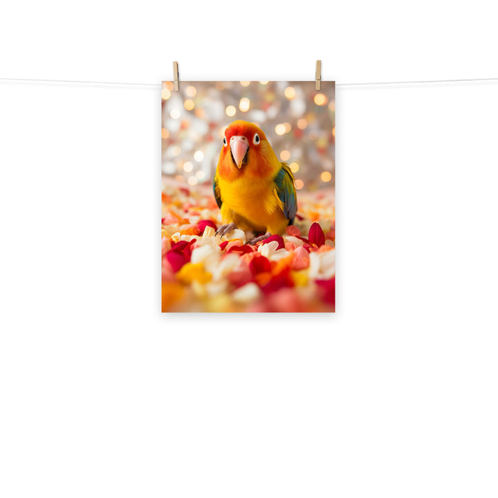 Lovebird Photo paper poster - PosterfyAI.com