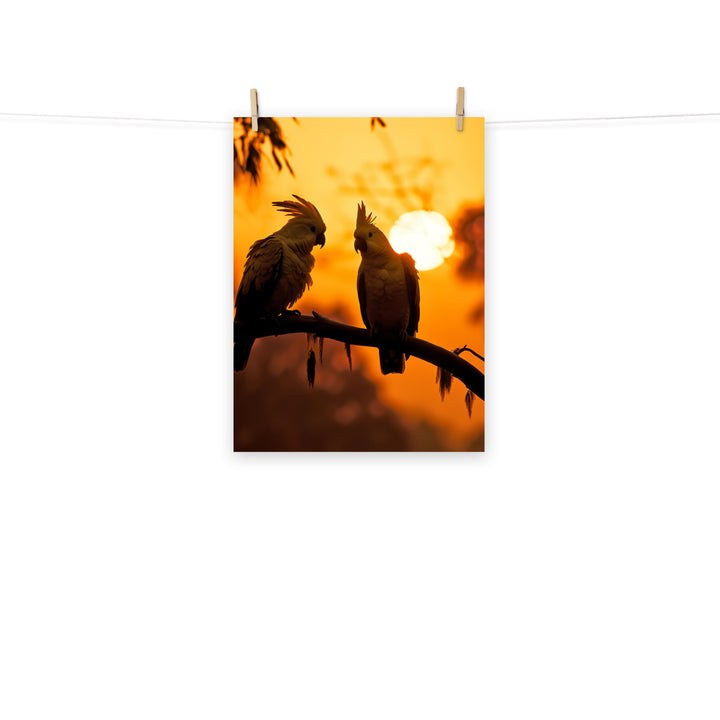 Cockatoos Photo paper poster - PosterfyAI.com