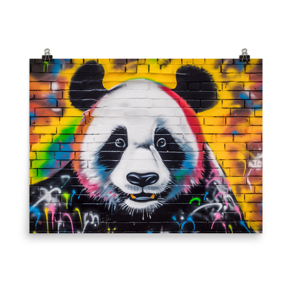 Urban Panda photo paper poster - Posterfy.AI