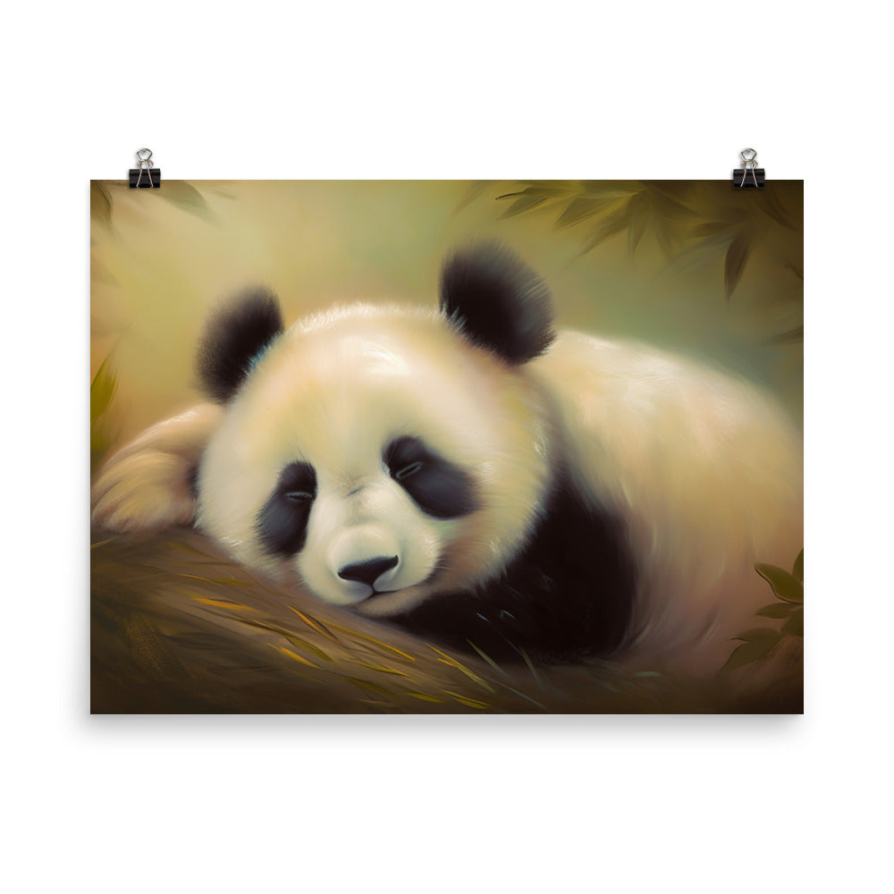 Panda Dreams photo paper poster - Posterfy.AI